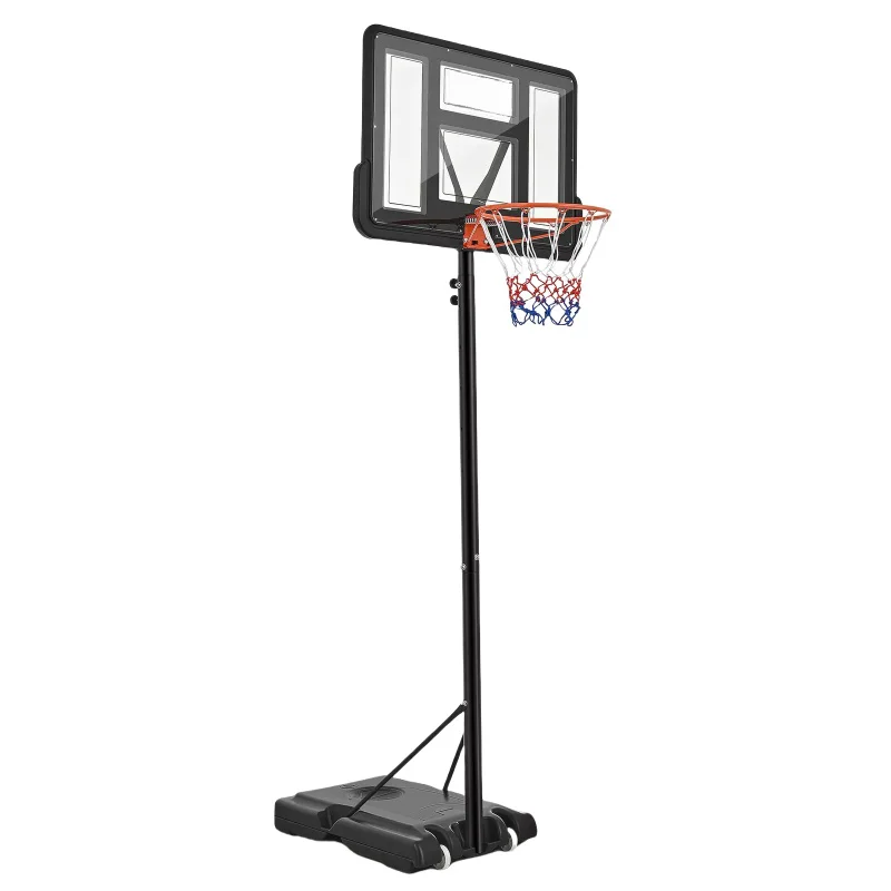 Home Gym And Basketball Court - Adjustable Movable Basketball Stand for Kids