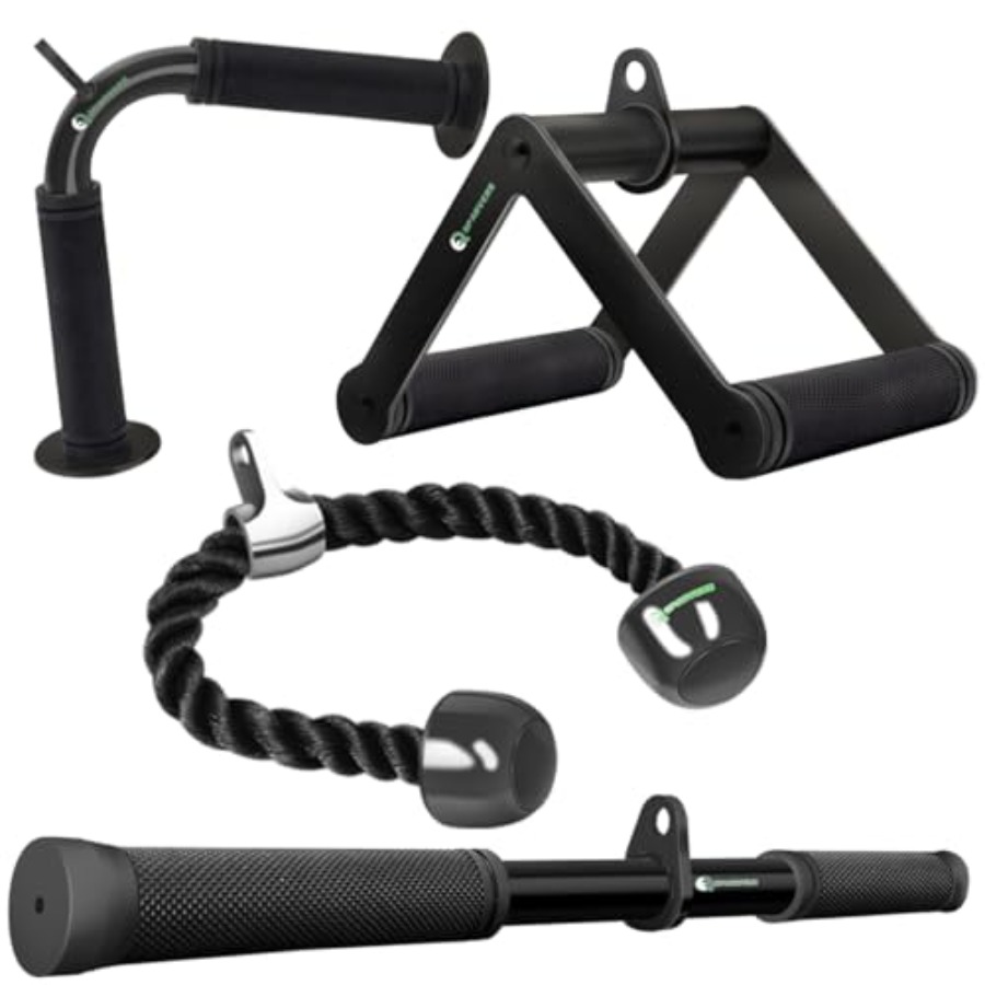 Home Gym Cable Machine - Cable Machine Attachment Set LAT Pulldown
