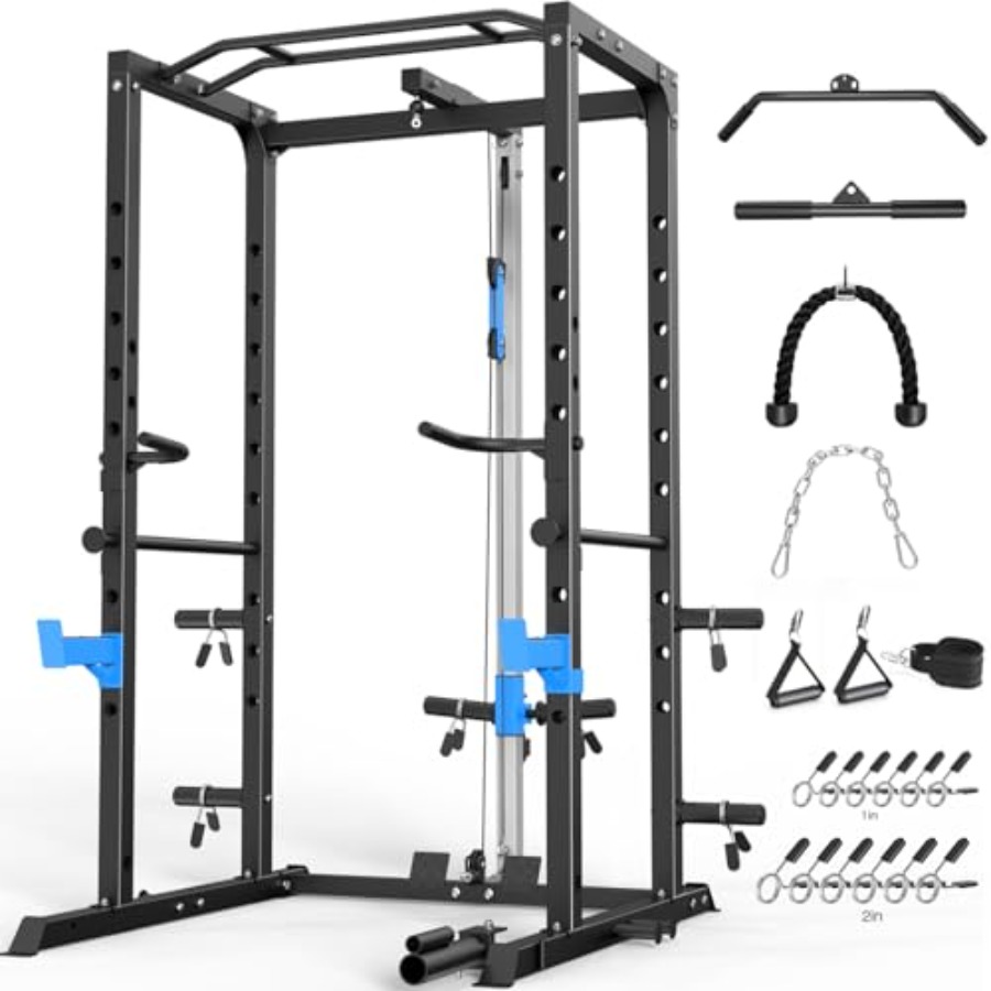 Home Gym Options - Home gym power cage: steel, black,