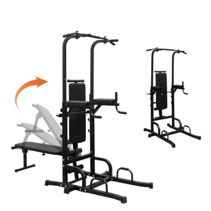 Adjustable Weight Bench - Power Tower with Weight Bench Adjustable