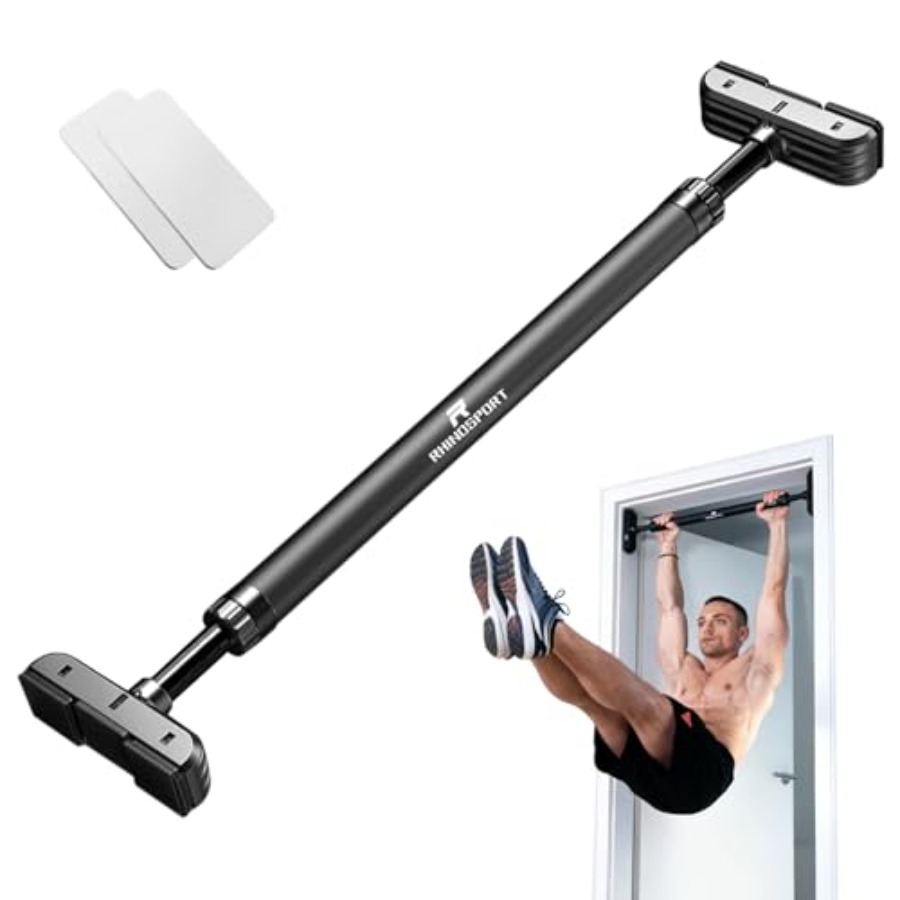 Home Gym No Equipment - Door Pull Up Bar Doorway No-Screw