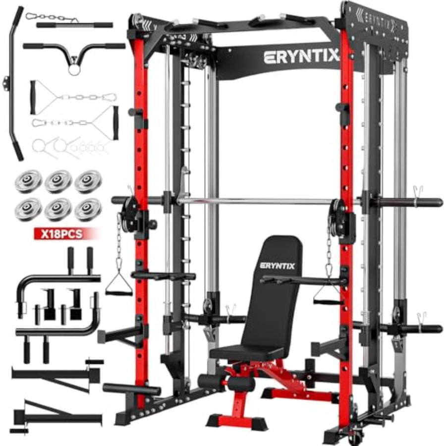 Smith Machine 2600 LBS Capacit - Home Gym Cable Machine recension och pris