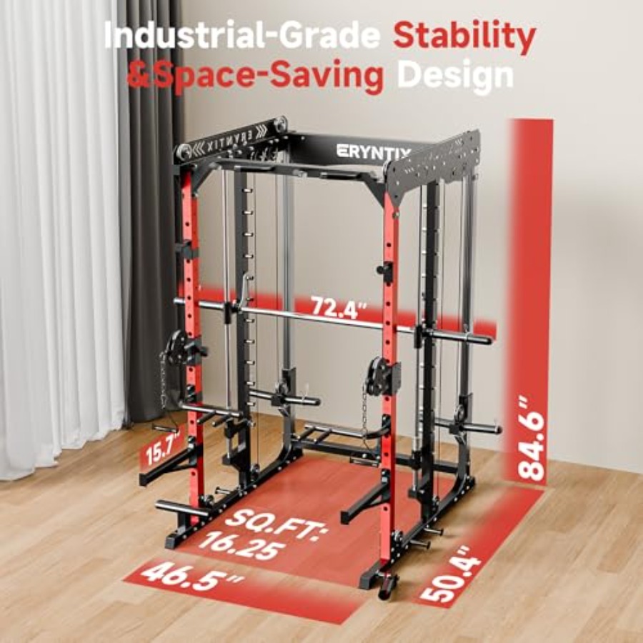 Smith Machine 2600 LBS Capacit - Home Gym Cable Machine recension och pris