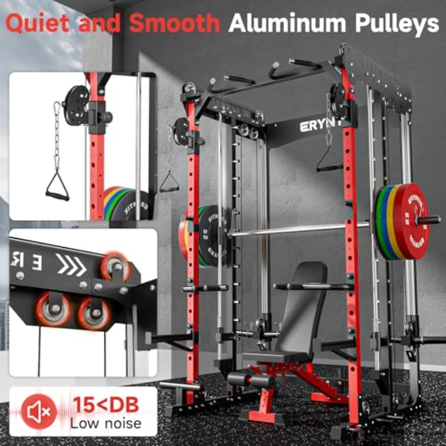 Smith Machine 2600 LBS Capacit - Home Gym Cable Machine recension och pris