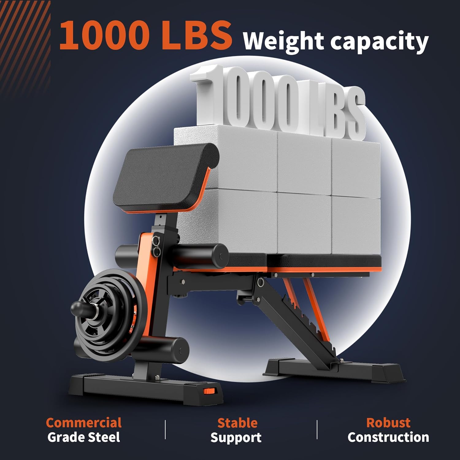 Adjustable Weight Bench - 1000 - Home Gym Leg recension och pris