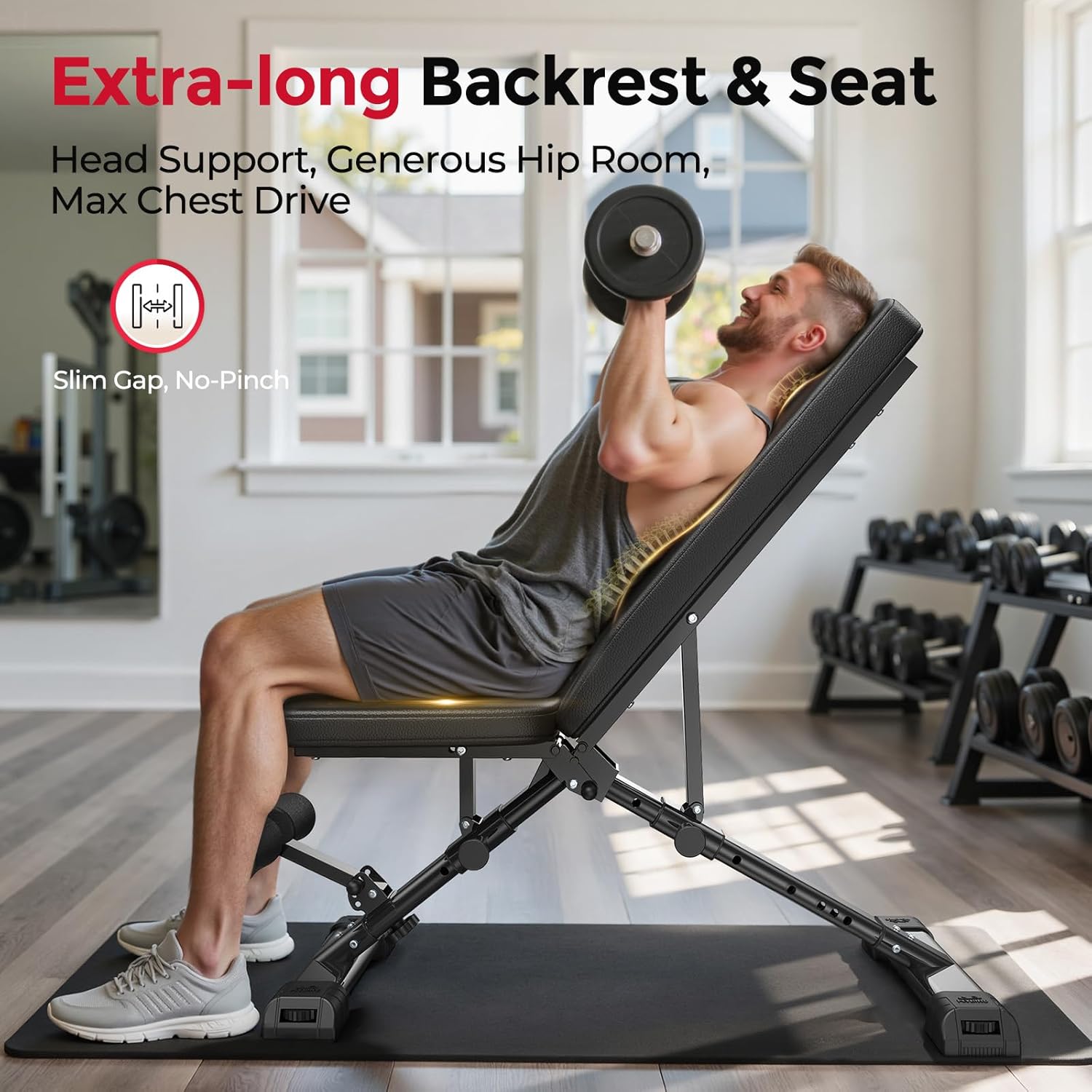 Home Gym Adjustable Weight Ben - Adjustable Weight Bench recension och pris