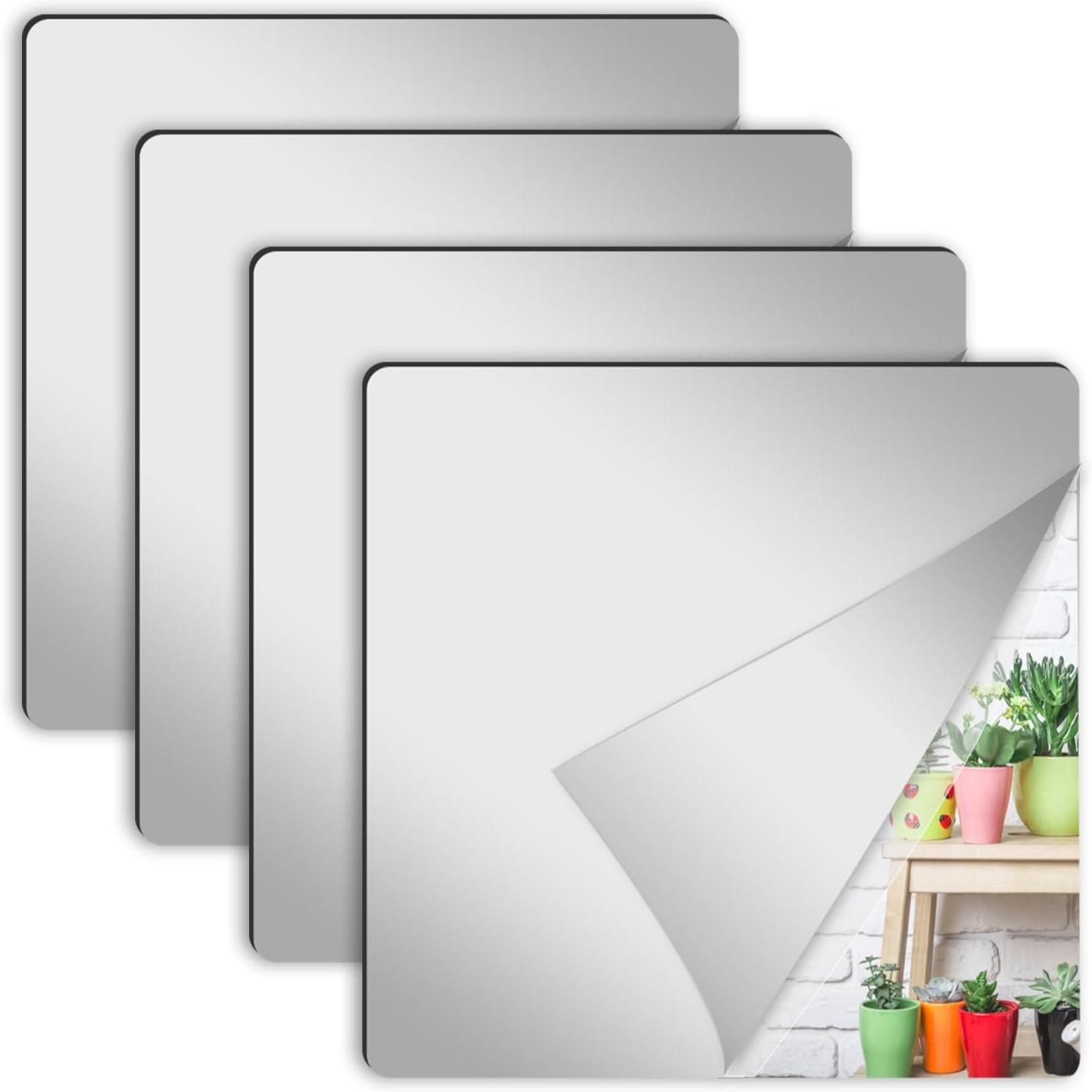 4Pcs Acrylic Mirror Wall Stick - Home Gym Options recension och pris