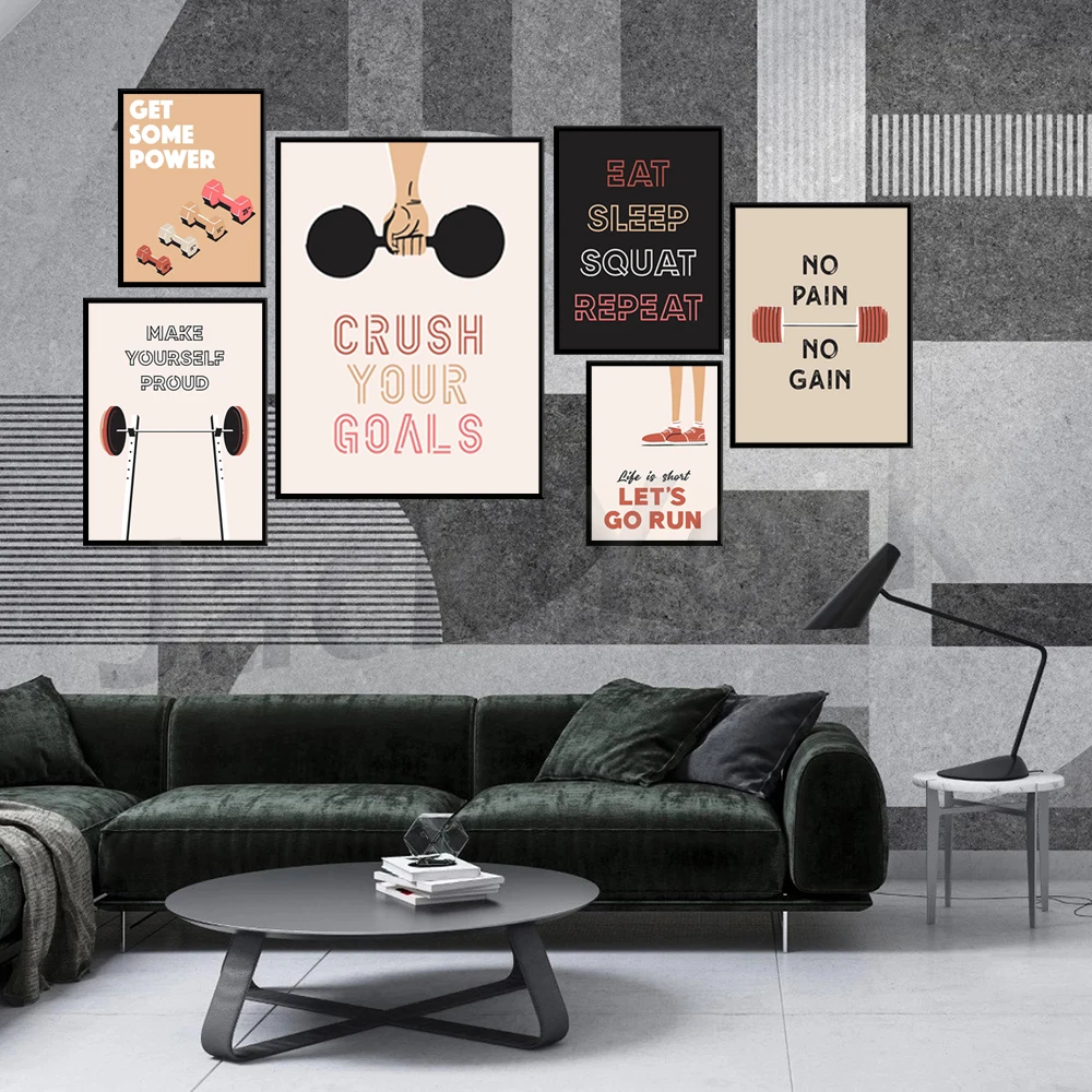 Home gym wall art,  Gallery Wa - Home Gym York recension och pris