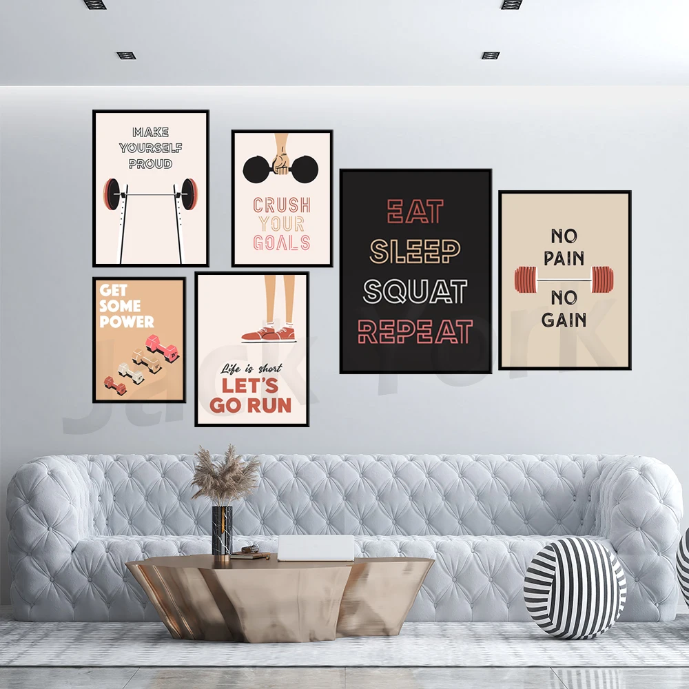Home gym wall art,  Gallery Wa - Home Gym York recension och pris