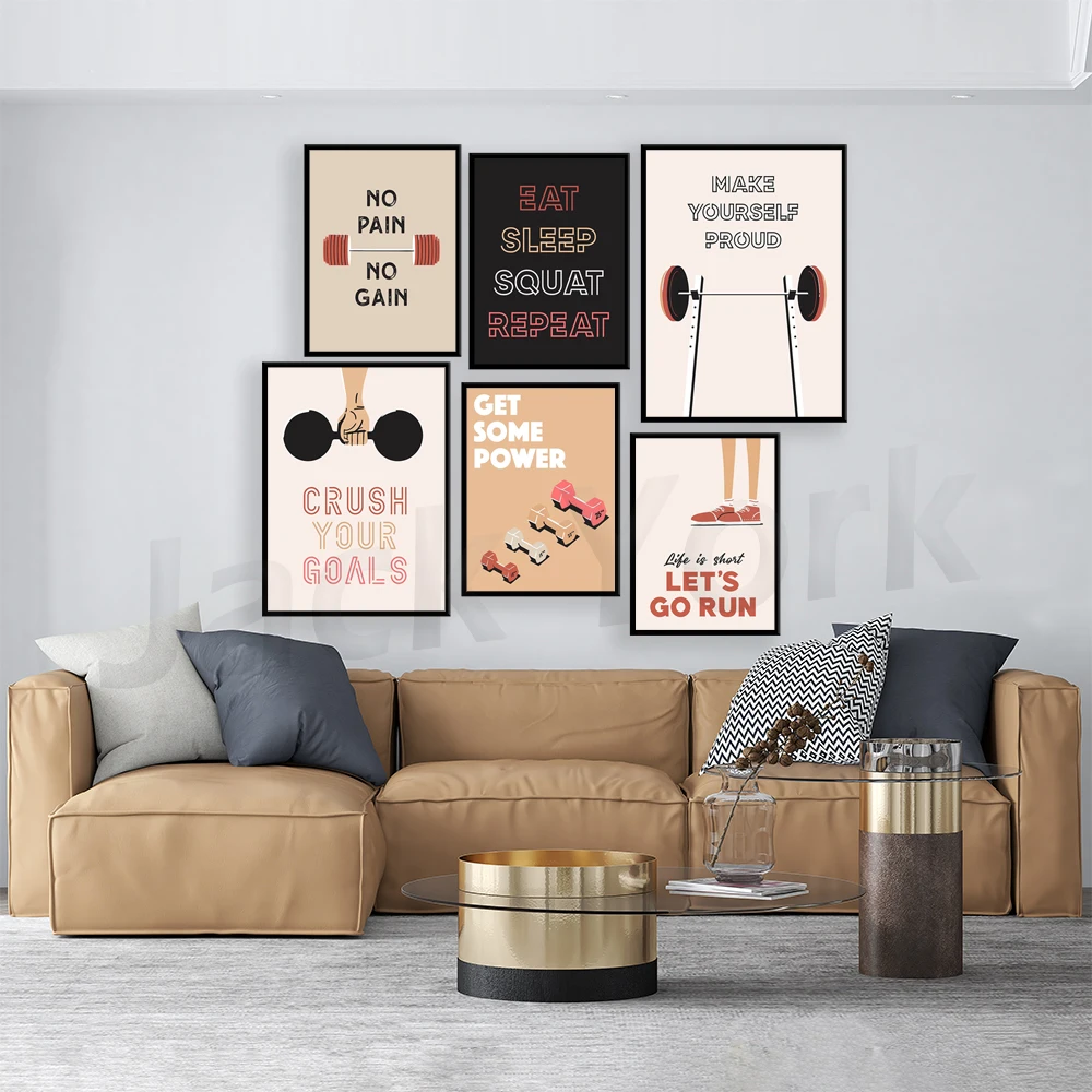 Home gym wall art,  Gallery Wa - Home Gym York recension och pris