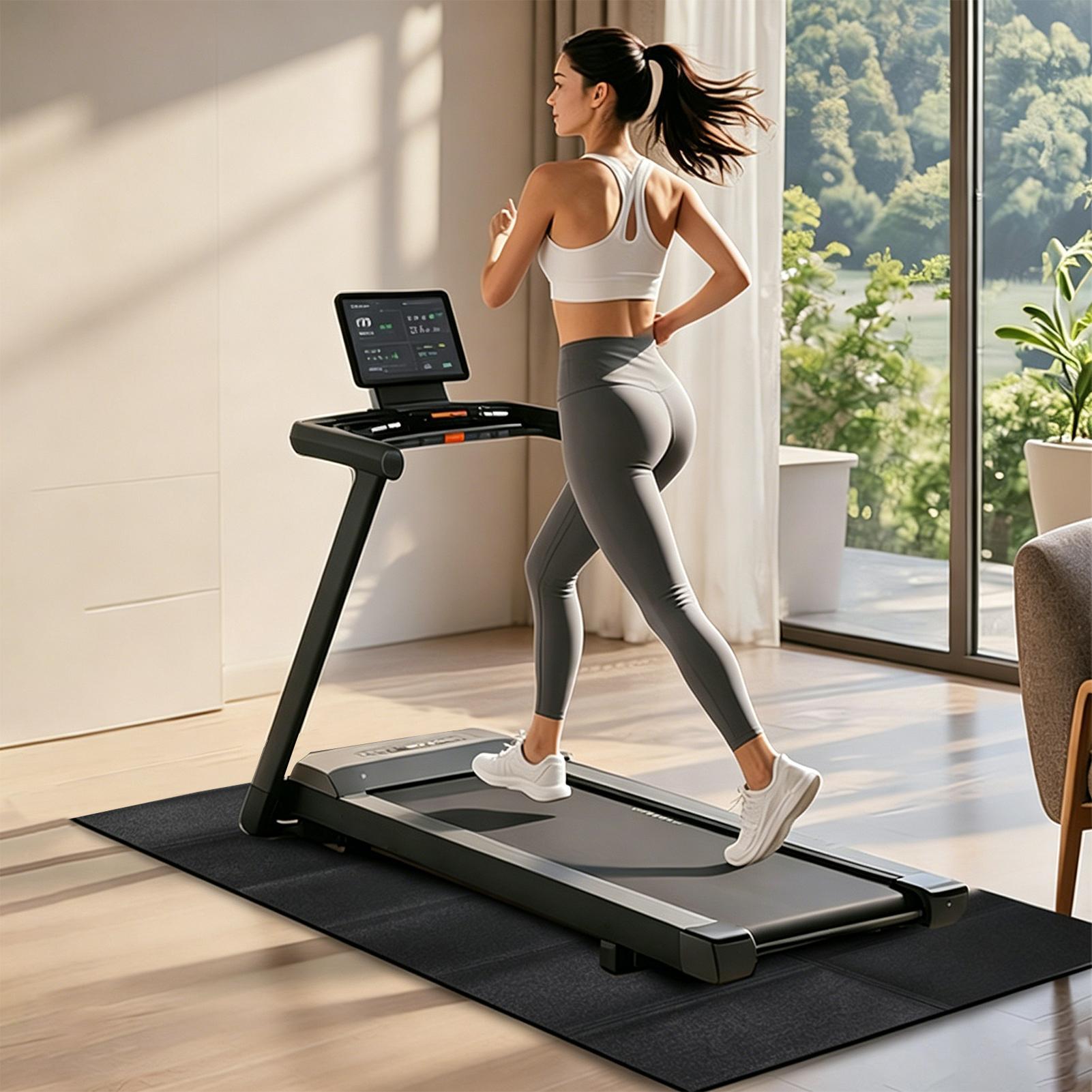 Treadmill Mat Vibration Absorb - Home Gym Leg recension och pris