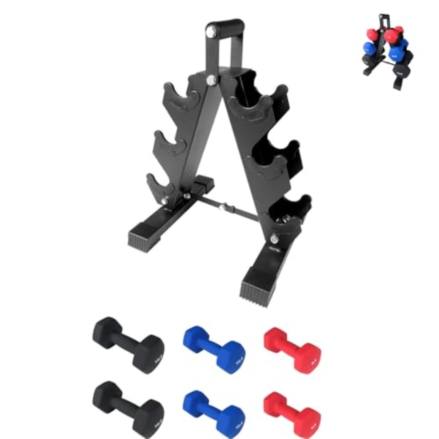 PVC Coated Hexagon Dumbbell Se - Home Gym Options recension och pris