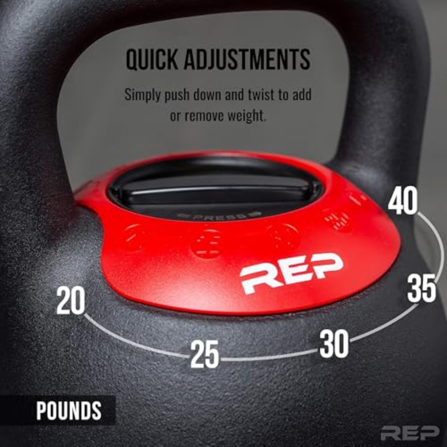 Fitness Adjustable Kettlebell  - Home Gym Options recension och pris