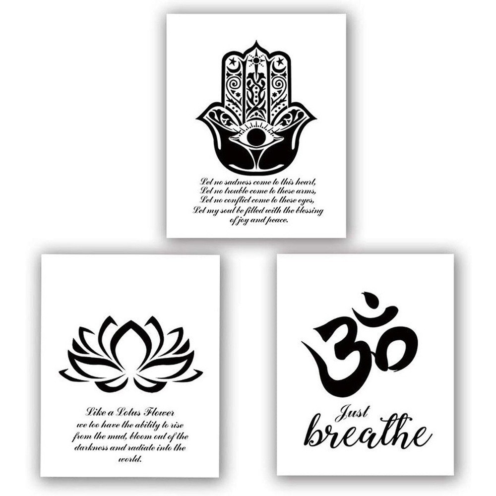 Yoga Art Canvas Painting Poste - Home Gym York recension och pris