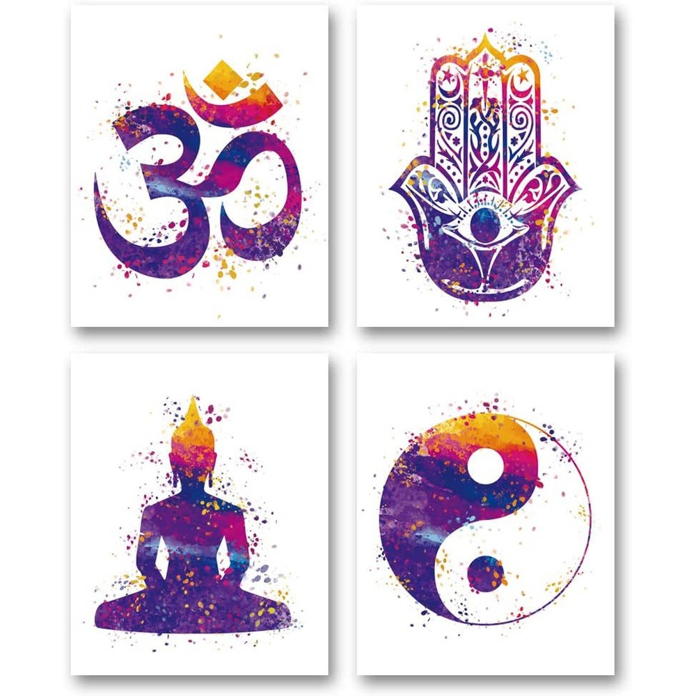 Yoga Art Canvas Painting Poste - Home Gym York recension och pris