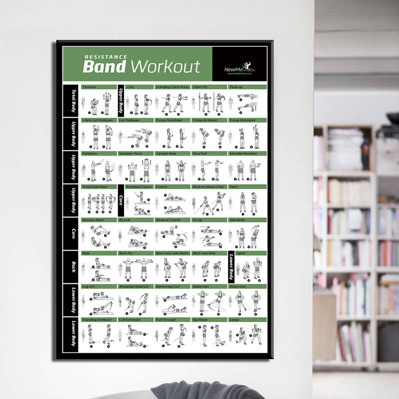 Body workout training chart, e - Home Gym York recension och pris
