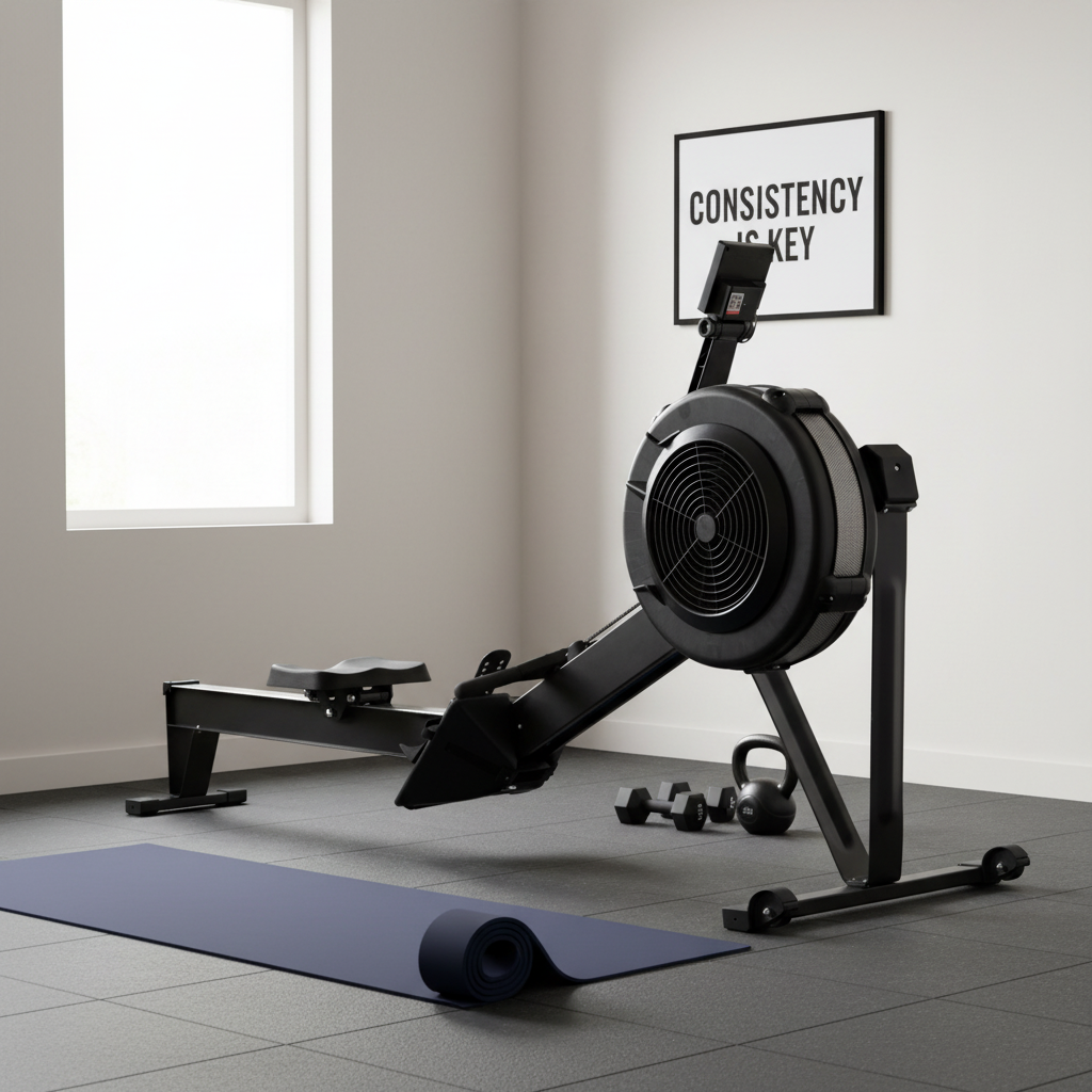 Air Rowing Machine Gym Fitness - Home Gym No Equipment recension och pris