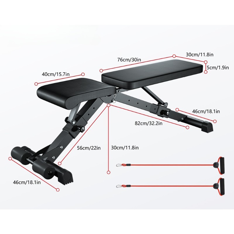 Multi-Function Home Gym Dumbbe - Adjustable Weight Bench recension och pris