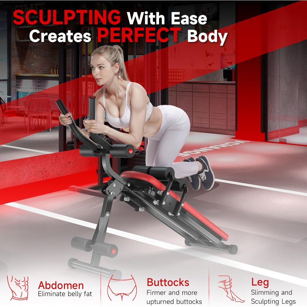 330lbs 5 In 1 Adjustable Ab Wo - Home Gym Leg recension och pris