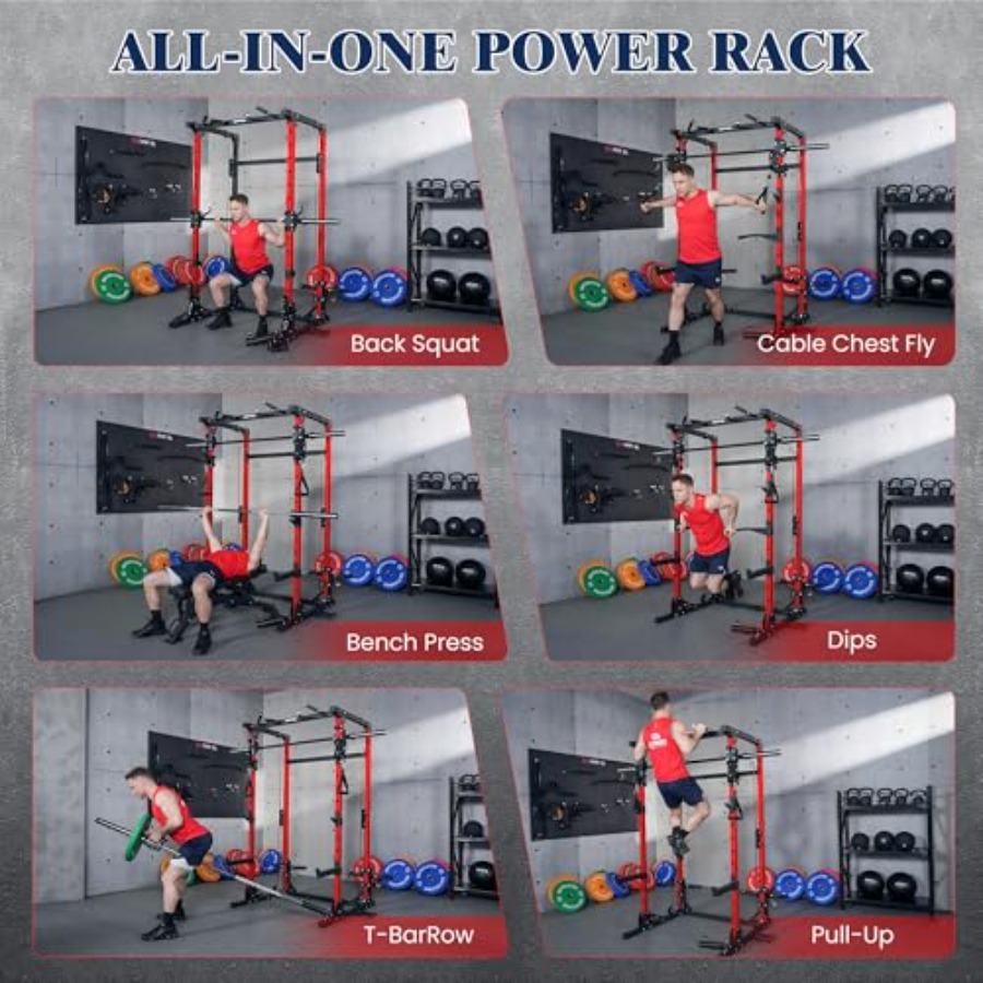 Smith Machine 5 in 1 Heavy-Dut - Home Gym Cable Machine recension och pris