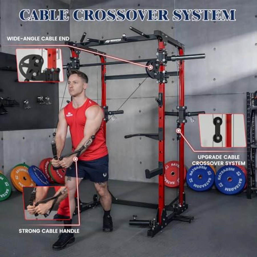 Smith Machine 5 in 1 Heavy-Dut - Home Gym Cable Machine recension och pris