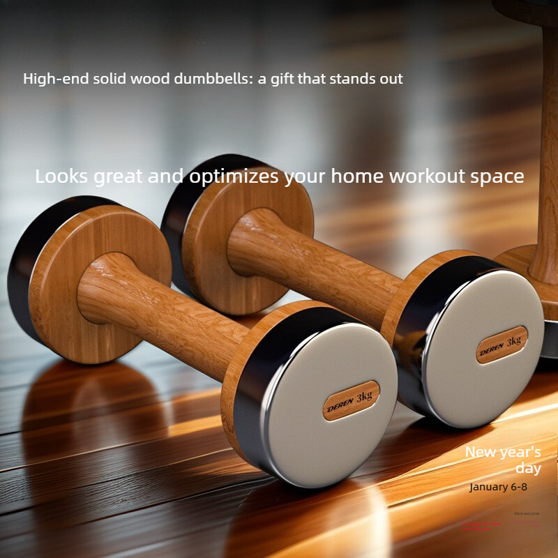 Wood & Steel Adjustable Dumbbe - Home Gym No Equipment recension och pris