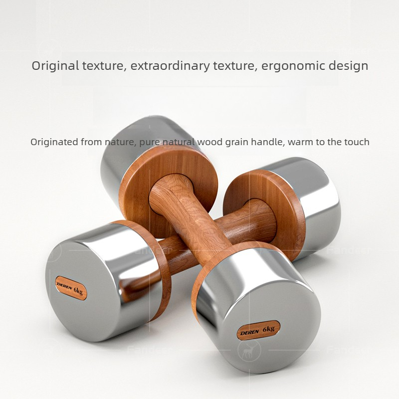 Wood & Steel Adjustable Dumbbe - Home Gym No Equipment recension och pris