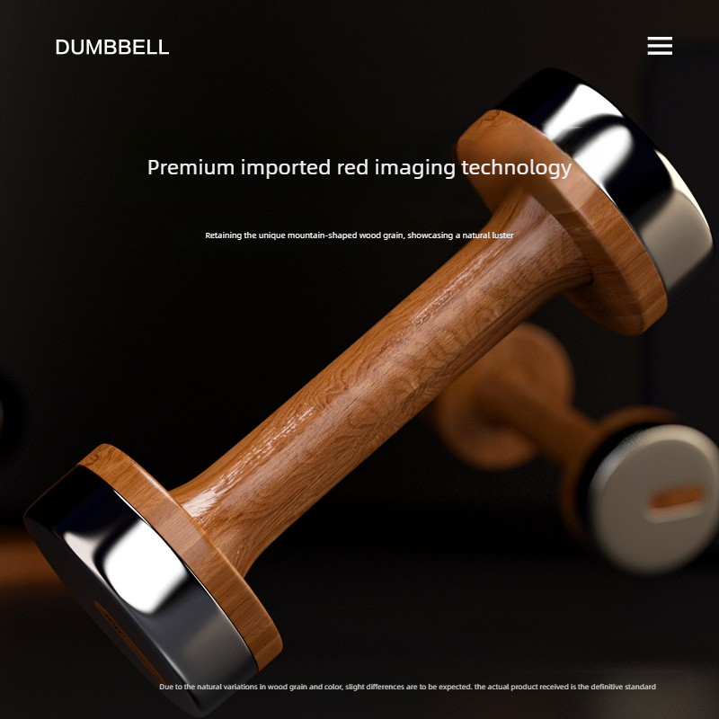 Wood & Steel Adjustable Dumbbe - Home Gym No Equipment recension och pris