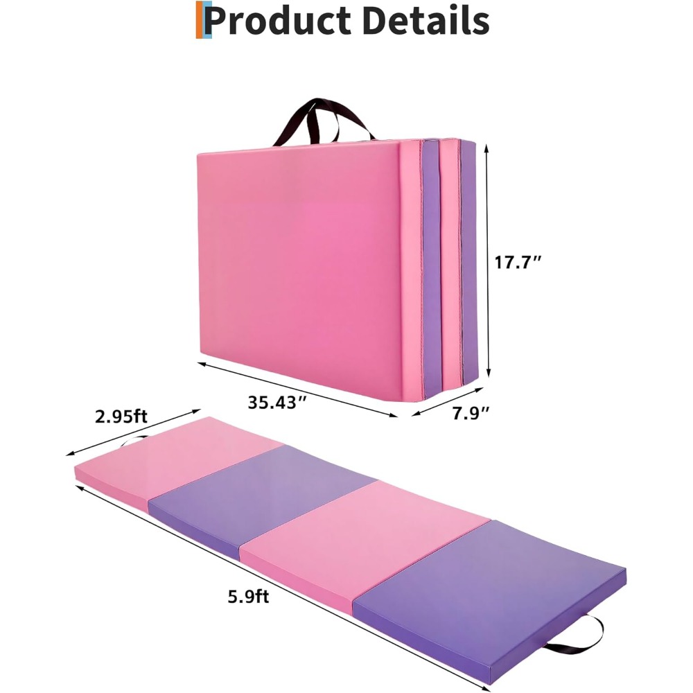 Portable Folding Exercise Mat  - Home Gym Options recension och pris
