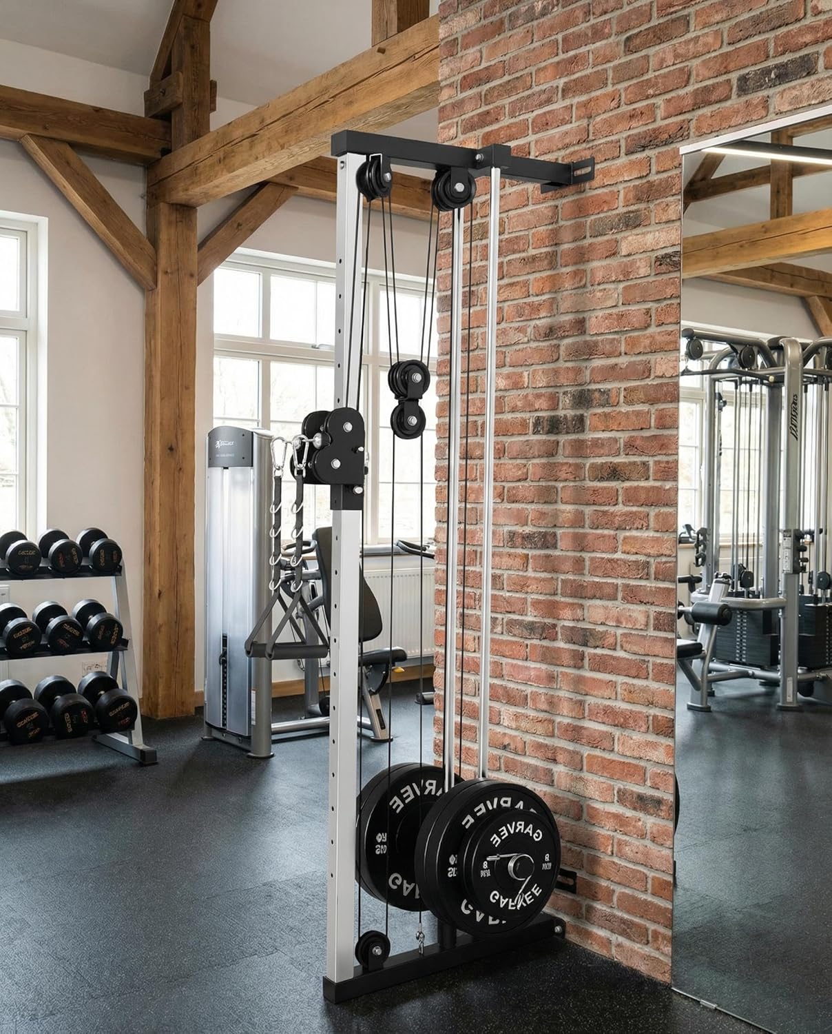 Wall Mount Cable Station Dual  - Home Gym Cable Machine recension och pris