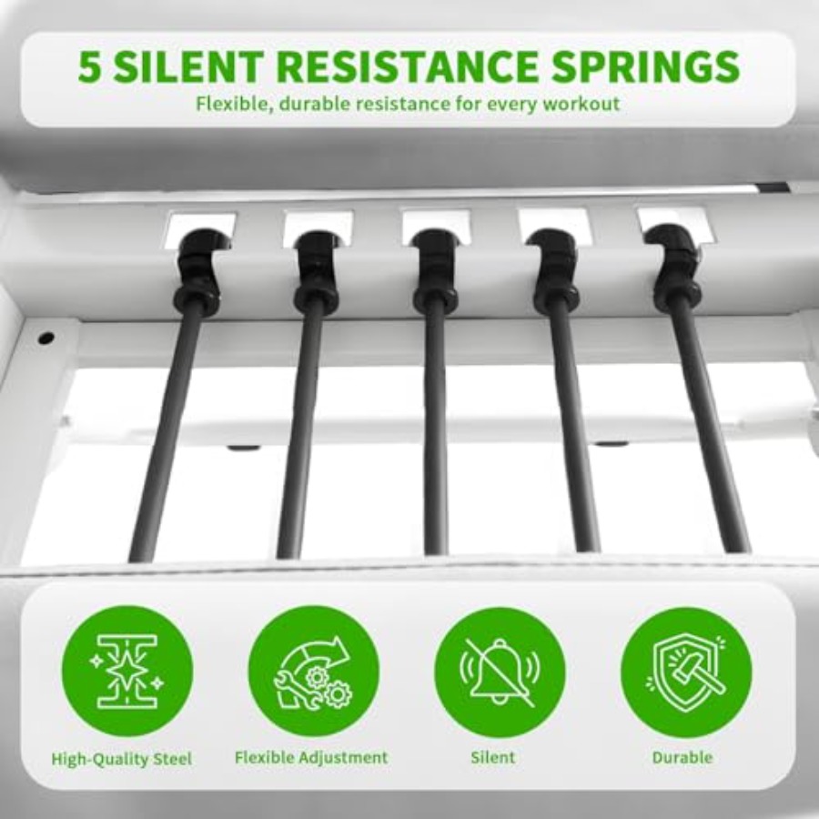 Foldable Pilates Reformer Mach - Home Gym No Equipment recension och pris