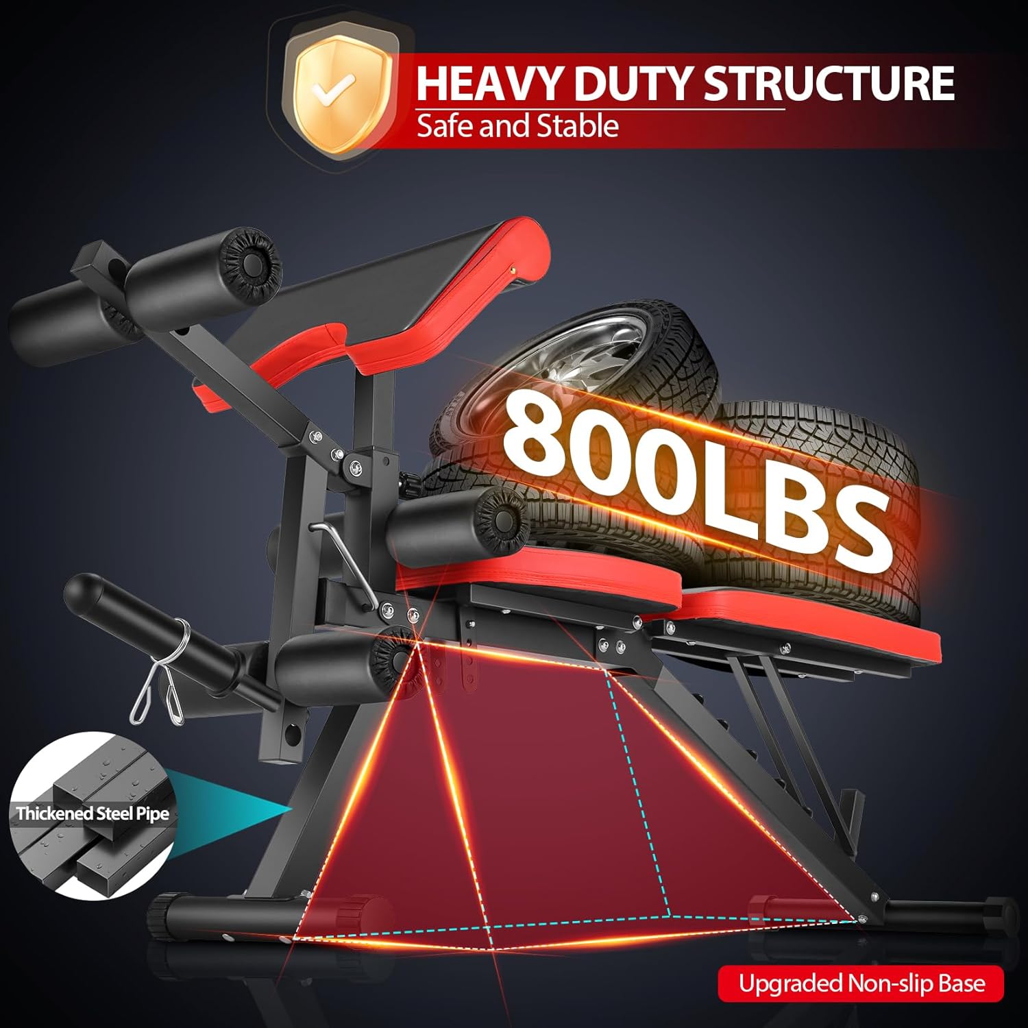 Home Gym Workout Bench - Metal - Home Gym Leg recension och pris