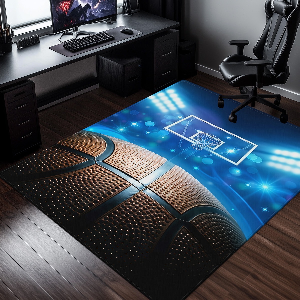 Basketball court design plush  - Home Gym And Basketball Court recension och pris