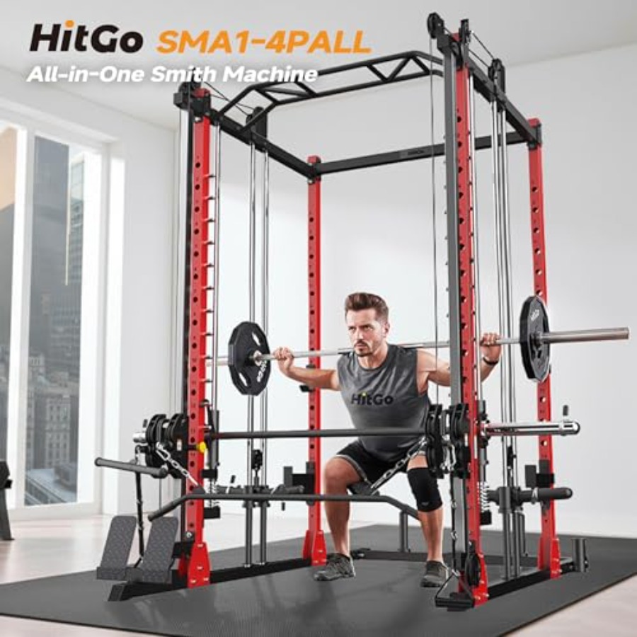 All-in-One Power Rack with Smi - Home Gym Cable Machine recension och pris