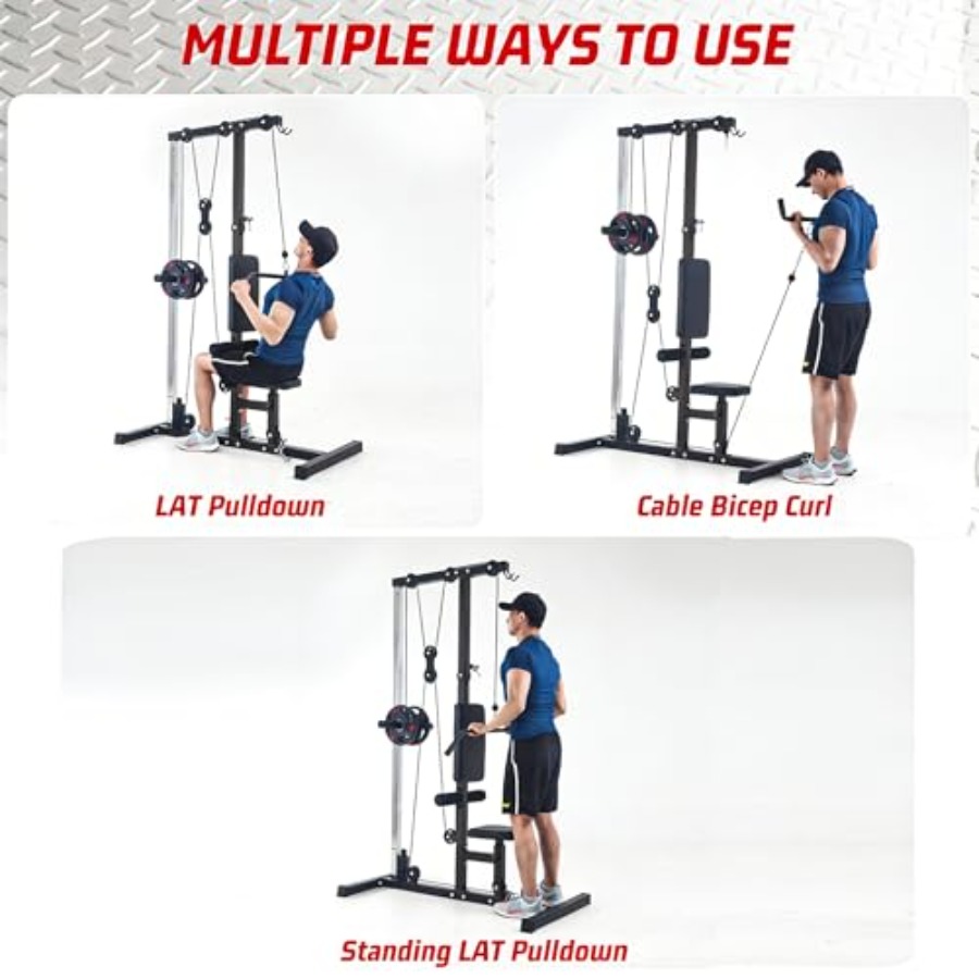 Multi-Functional LAT Pulldown  - Home Gym Cable Machine recension och pris