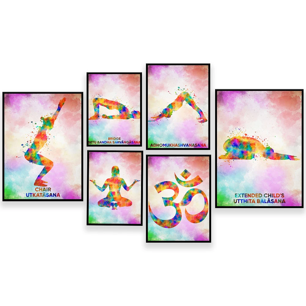 Yoga Ashtanga Pose Poster Home - Home Gym York recension och pris