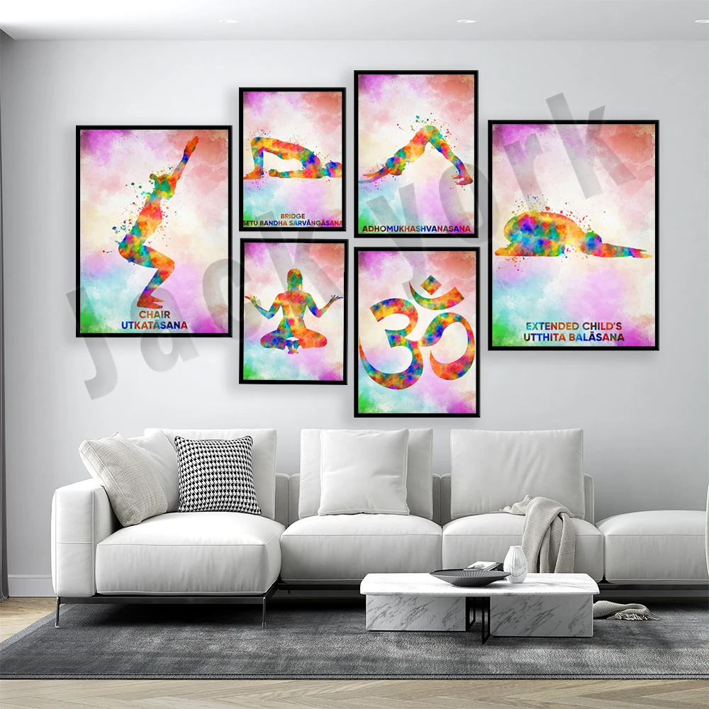 Yoga Ashtanga Pose Poster Home - Home Gym York recension och pris