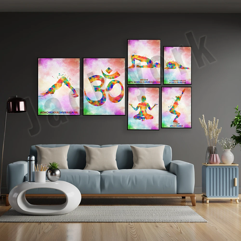 Yoga Ashtanga Pose Poster Home - Home Gym York recension och pris