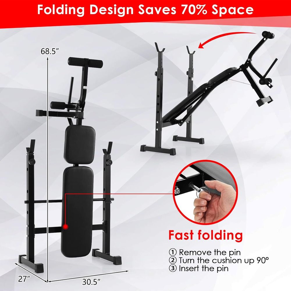Versatile Home Gym Bench with  - Home Gym Leg recension och pris