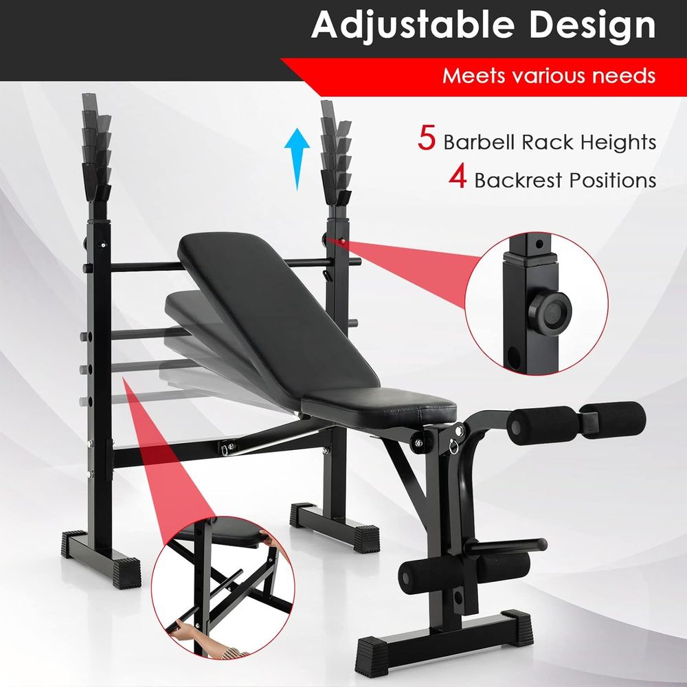 Versatile Home Gym Bench with  - Home Gym Leg recension och pris