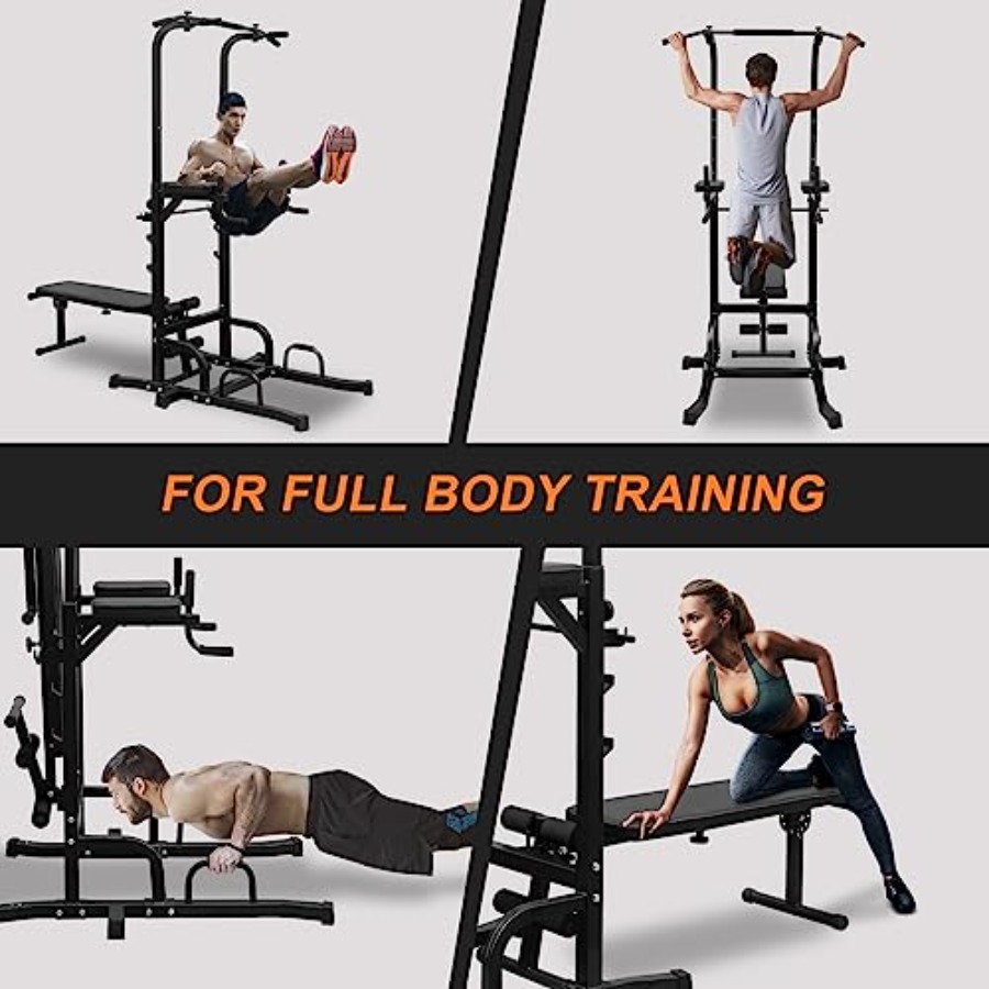 Power Tower with Weight Bench  - Adjustable Weight Bench recension och pris
