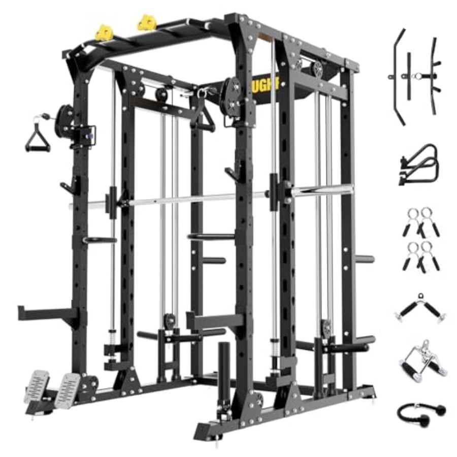 F4 Smith Machine Power Cage wi - Home Gym Cable Machine recension och pris