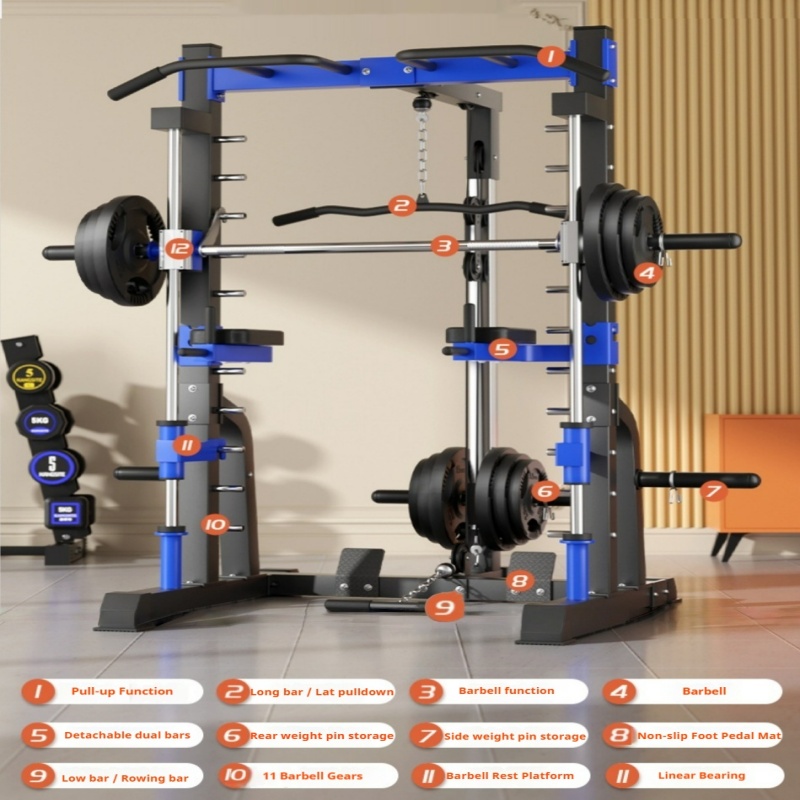 Multi-functional home comprehe - Home Gym Cable Machine recension och pris