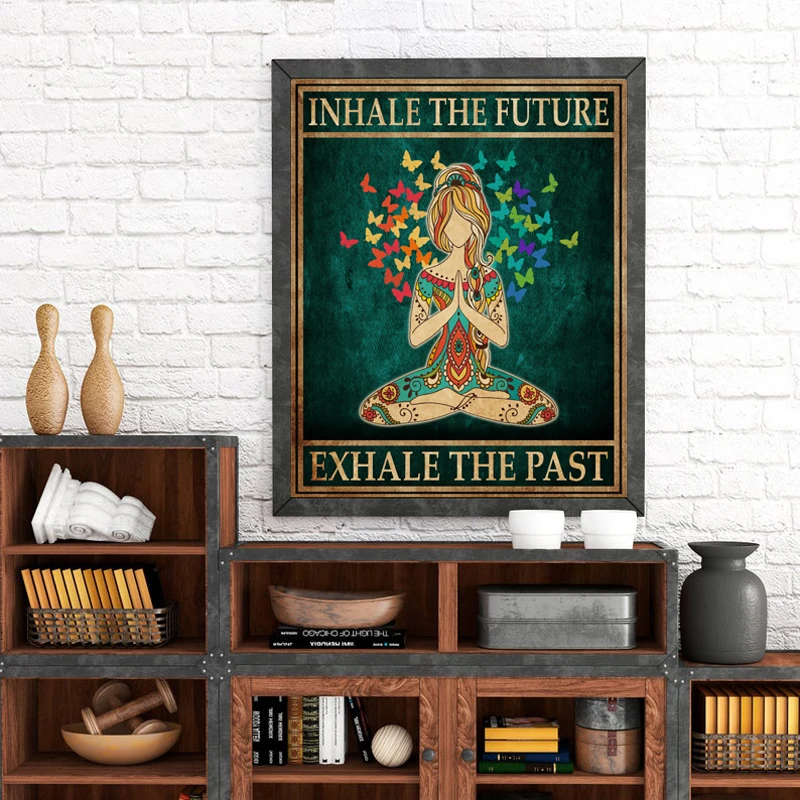 Canvas Painting Hippie Yoga Gi - Home Gym York recension och pris