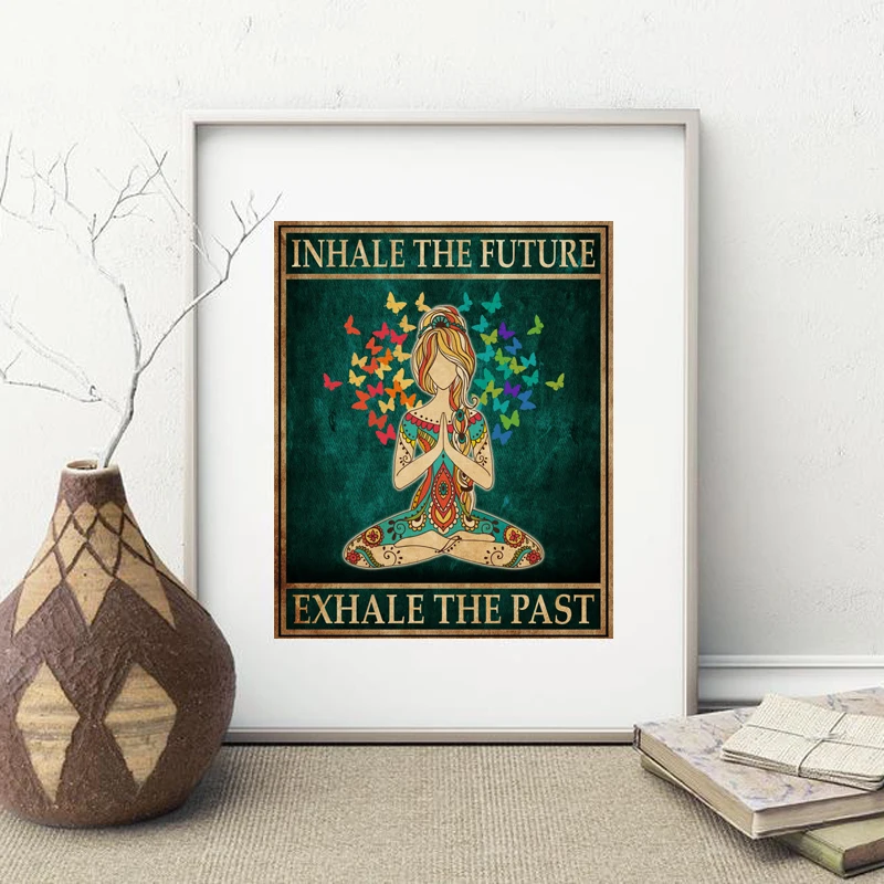Canvas Painting Hippie Yoga Gi - Home Gym York recension och pris