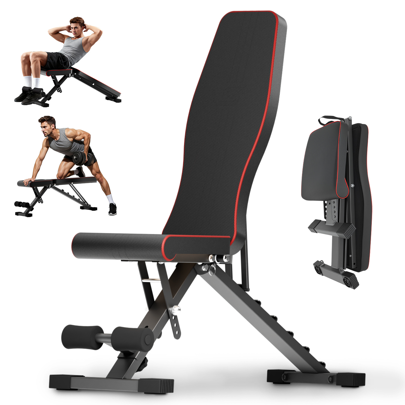 Pre-Assembled Foldable Dumbbel - Adjustable Weight Bench recension och pris